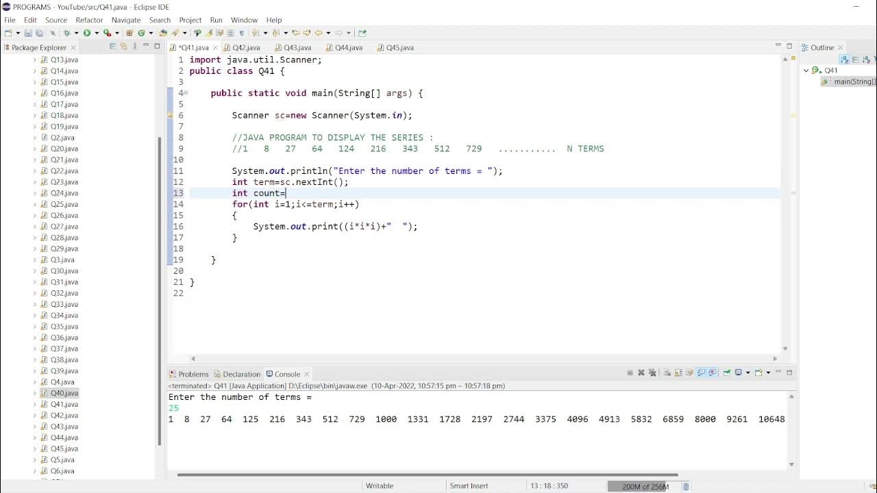 41 Java Program To Print Cube Of First N Natural Number Series 41-java-program-to-print-cube-of-first-n-natural-number-series
