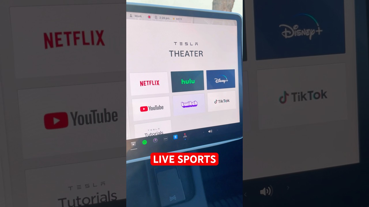 Stream Live Sports on Your Tesla