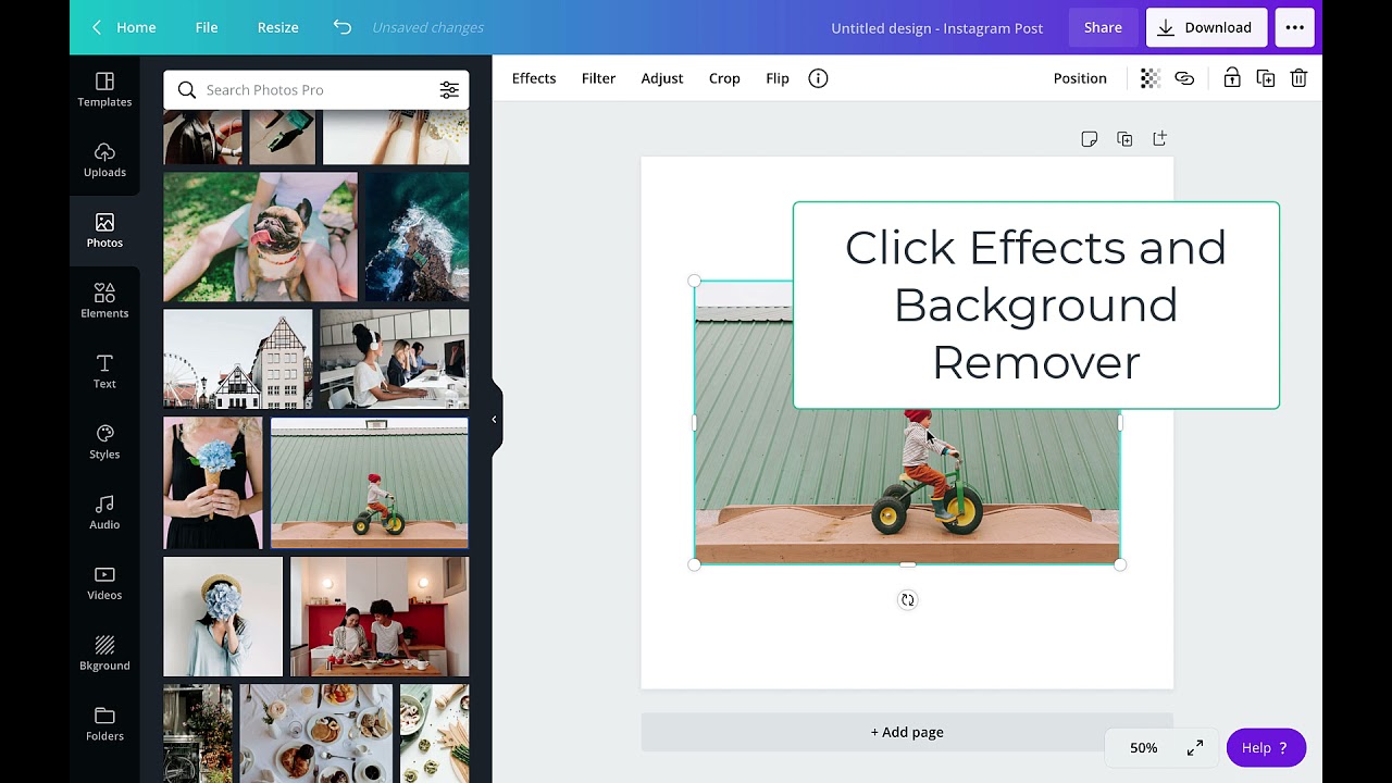 Remove Background From An Image Using Canva
