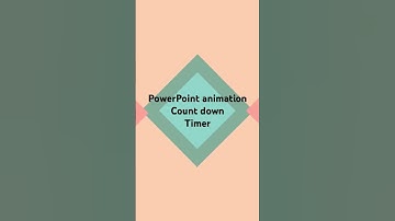 Diamond countdown animation in PowerPoint