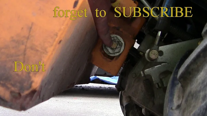 Cub Cadet RZT L deck leveling made easy