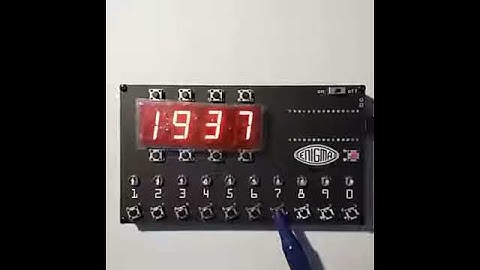 Enigma Z 30 Machine Scrolling Demo