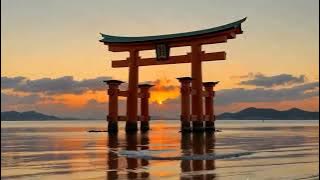 Sunset at the Torii Gate | Soothing Japanese Instrumental Music for Deep Relaxation and Stress