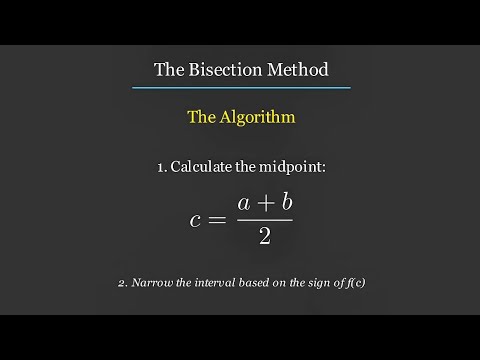 Bisection Method in Under 3 Minutes