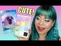 This is WAY too cute lol... Trying the Menagerie Pastel Pup palette and new singles!