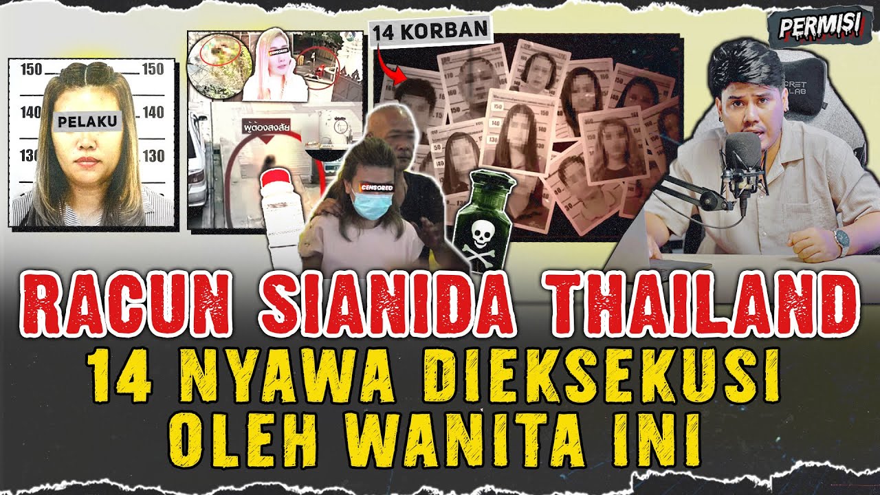 ISTRI POLISI PAKAI RACUN SIANIDA UNTUK BUNBUN 14 ORANG TEMAN DEKATNYA