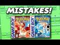 MISTAKES In Pokemon Red and Blue!