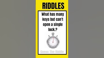 What has many keys but can