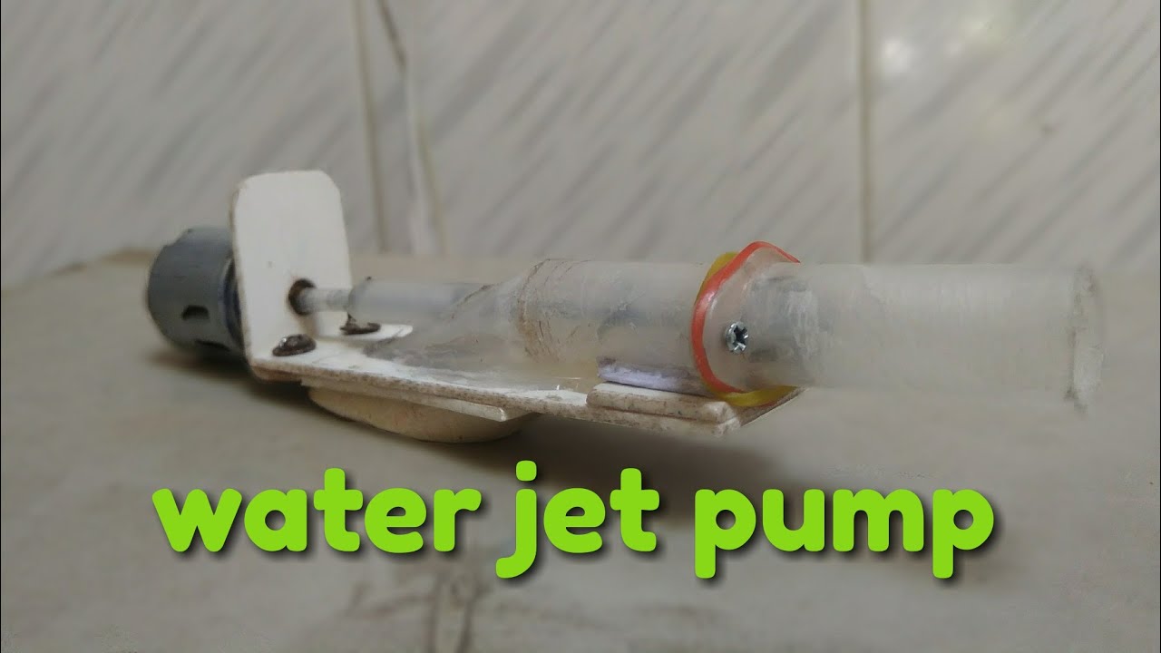 How to make a rc water jet pump for rc boat at home YouTube