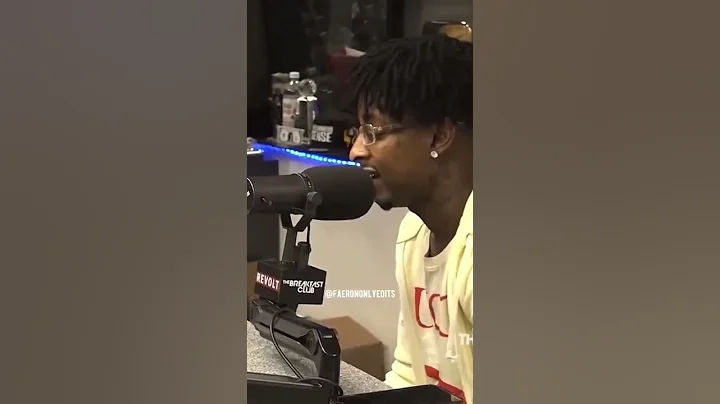 Sometimes I just cry at night 💔 | #21savage |  #quotes #rapper #rapmusic #interview #sad #shorts