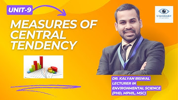 Environmental Sciences | UGC NET/JRF | Unit-9 | Lecture 2 |  Measure of Central Tendency