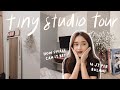 HONG KONG APARTMENT TOUR - $1100 for 130 SQFT 🏠 | renting a tiny studio flat