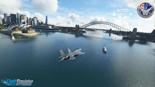 F-15E By Dc Designs - Quick Sydney Loop Joy Flight - Microsoft Flight Simulator