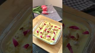 Ras malai roll | easy recipe | how to make dessert #easyrecipe #youtubeshorts #viralshort #rasmalai