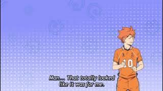 Hinata saying Baka Kageyama Baka