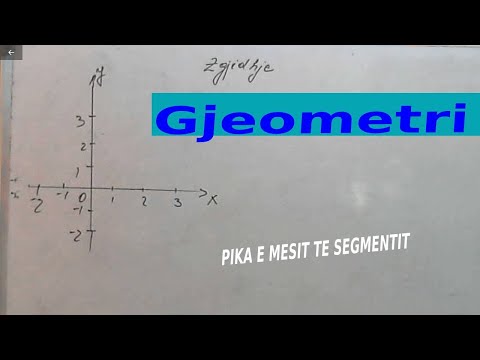 Gjeometri/ Pika e mesit te segmentit