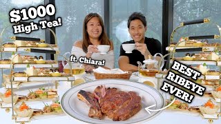 I Spent $1000 at Wolfgang Steakhouse! | Singapore's Most Expensive High Tea?! | BEST RIB EYE EVER!