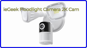 REVIEW (2025): ieGeek Floodlight Camera 2K Cam. ESSENTIAL details.