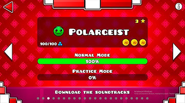 (Normal 3★) Geometry Dash - Level 3 - Polargeist - by RobTop - All Coins