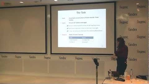 Regina Barzilay — Information Extraction for Social Media