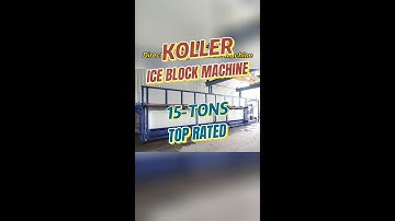 Koller 15-tons Direct Cooling Block Ice Machine ready to Philippines!