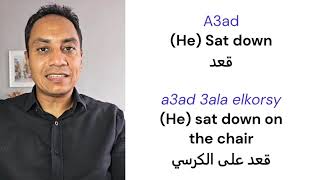 Egyptian Arabic - lesson about Movement 14 verbs with phrases