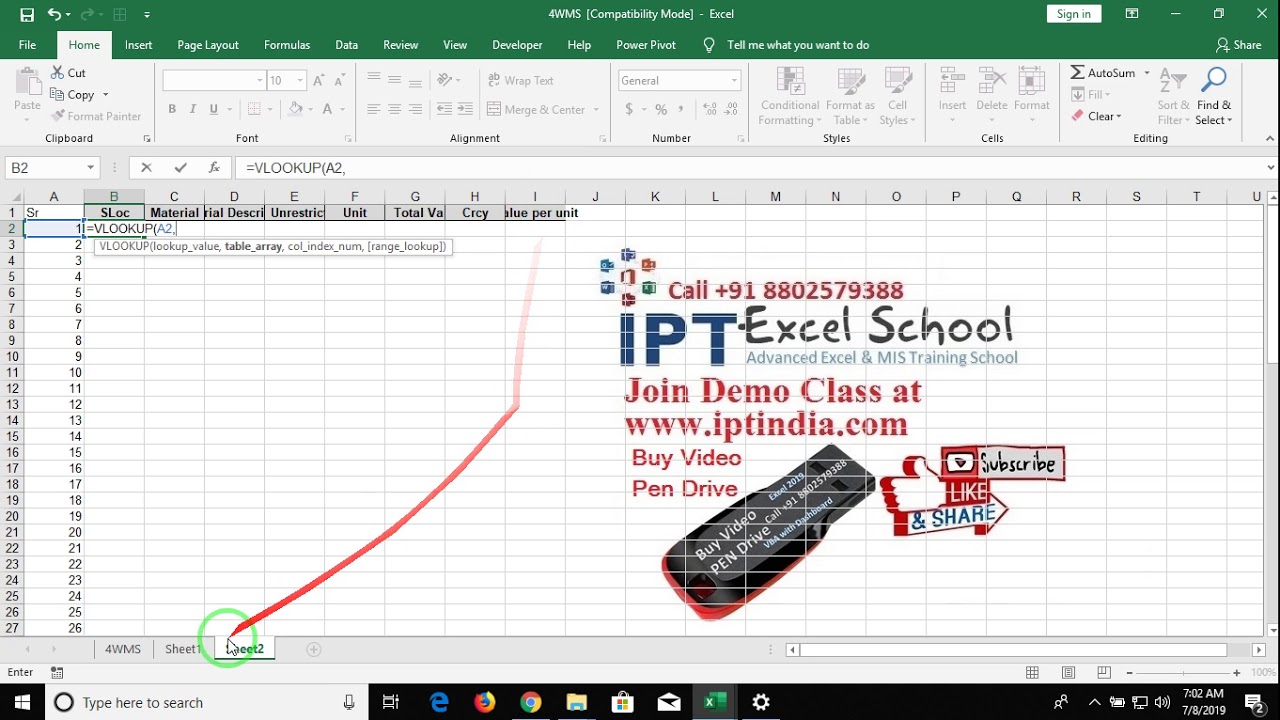 Advance Excel Formulas and Function Live Project in Hindi