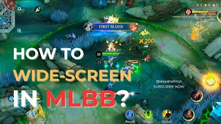 HOW TO ENABLE TABLET/WIDE-SCREEN MODE IN MOBILE LEGENDS (MLBB)?