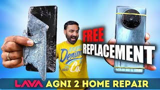 I Tried to Repair BROKEN Lava Agni 2 - Service Experience | Amoled Green Line | Battery Overheating