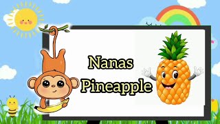 Belajar membaca nama buah-buahan dalam bahasa inggris, name of fruits screenshot 4