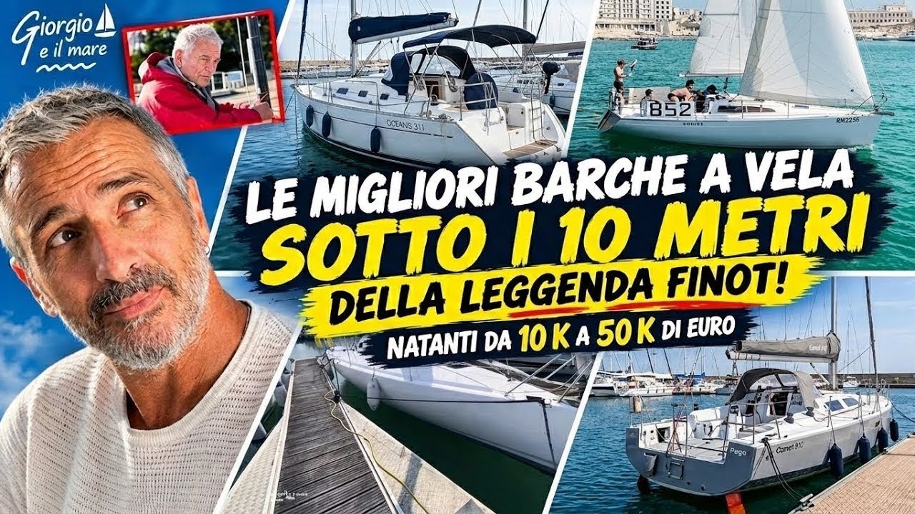 ⁣Le MIGLIORI BARCHE A VELA SOTTO I 10 METRI della LEGGENDA Finot! ⛵🔥 (Da 15K a 50K! 💰