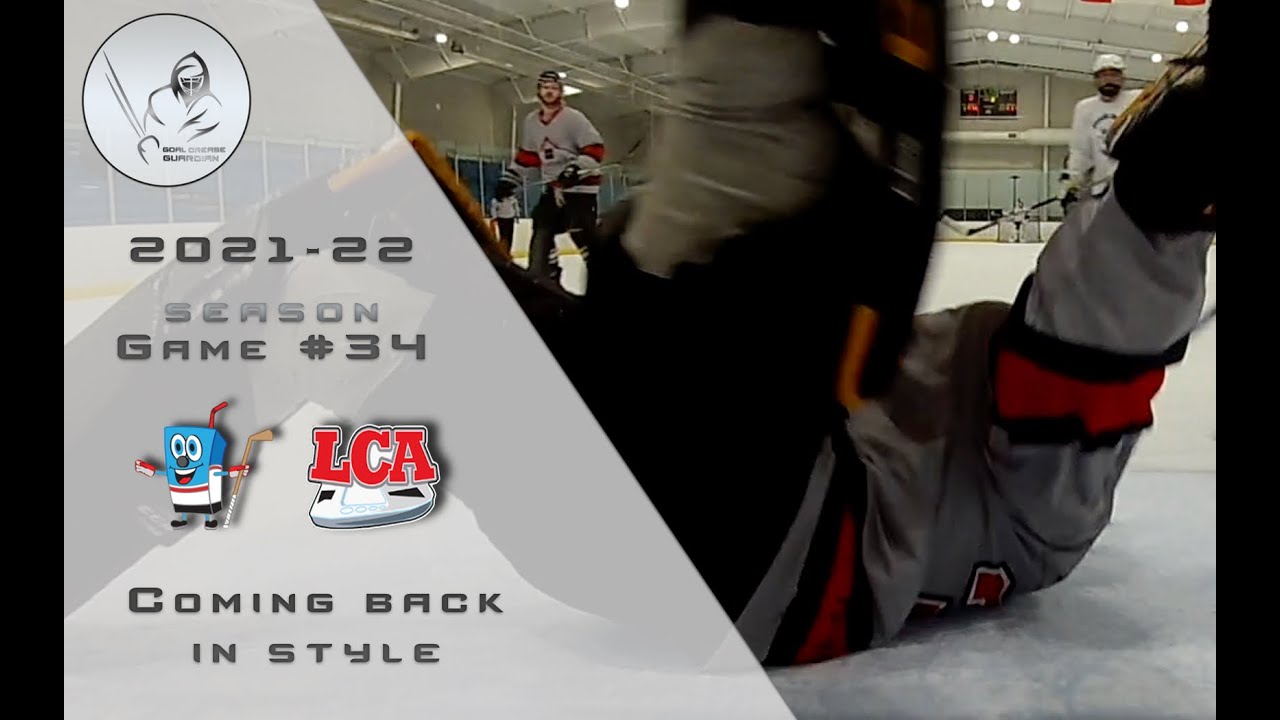 Coming Back In Style 2021 22 Season Game 34 Goalie GoPro HD Win 