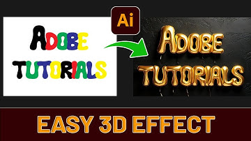 Easy and Stunning 3D effect with Adobe Illustrator and Firefly - Tutorial for beginners