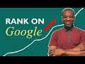 How to optimize blog posts to rank on google  seo tutorial