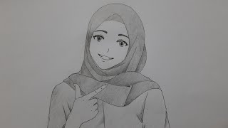 Video Cara Menggambar Anime Berhijab Mudah Smotret Onlajn