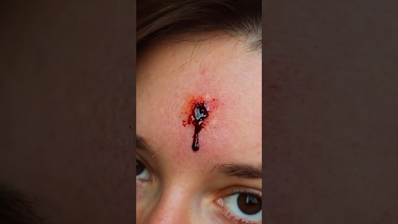 How to create a realistic bullet wound? SFX Makeup Tutorial 🎬 #SFXMakeup #SpecialEffects #Makeup