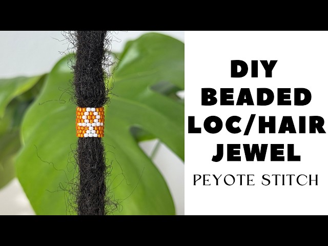 DIY Loc Jewelry Tutorial | Even Count Peyote Stitch for Beginners | Ankh Jewelry