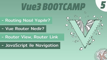 #Vue3 Bootcamp #5 | Vue3 ile Routing Yapımı | Vue-Router Kullanımı