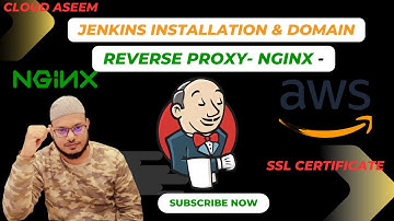 JENKINS  Reverse Proxy to Domain | NginX Webserver | Domain with SSL Certificate  Lets-encrypt | AWS