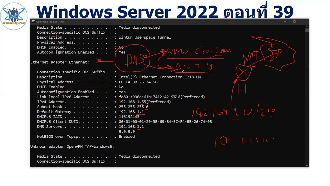 ความ หมาย ของ เว็บ เซิร์ฟเวอร์  2022 Update  Windows Server 2022 ตอนที่ 39