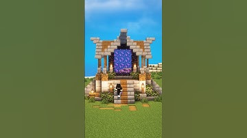 Nether Portal Design #shorts #minecraft