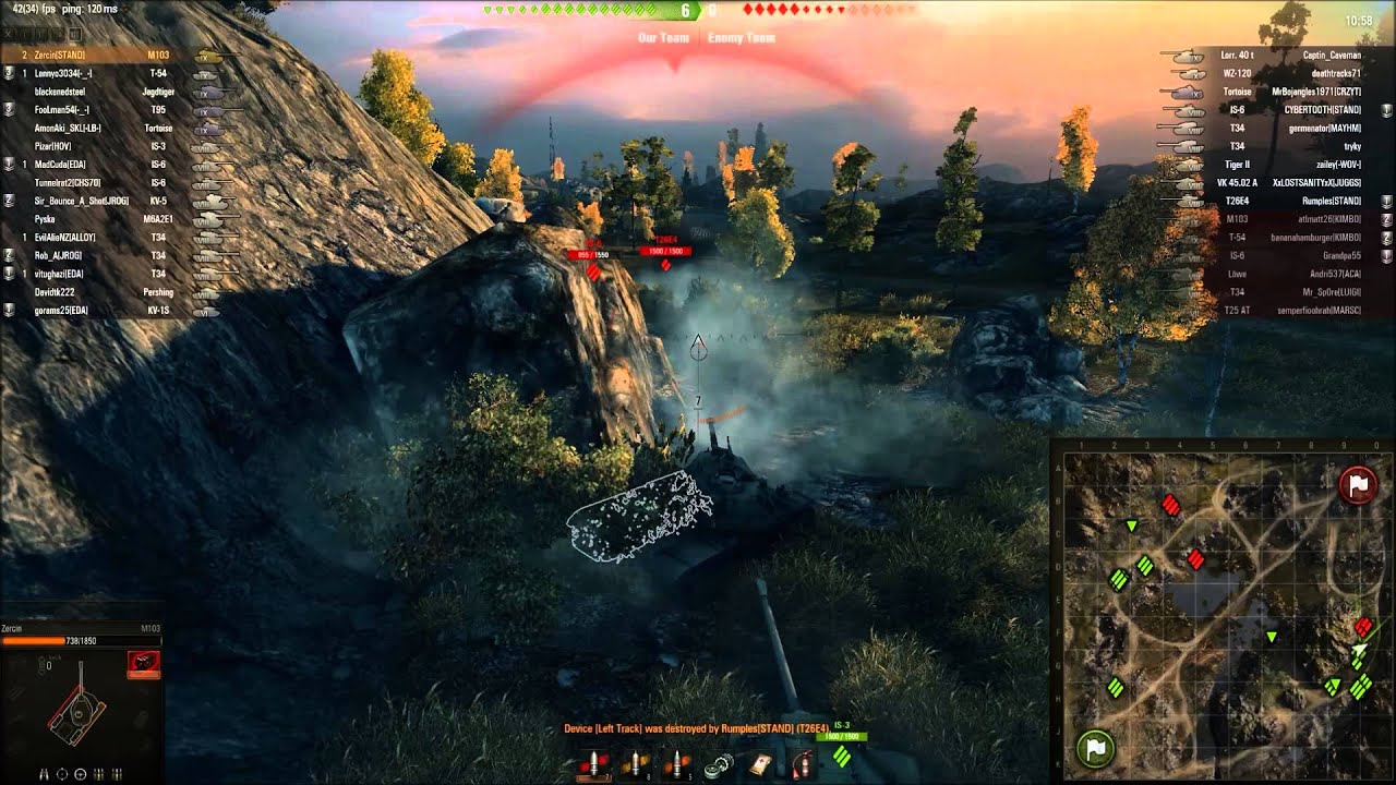 Zercins World of Tanks Replays - 1,500+ Base XP in M103 American Heavy