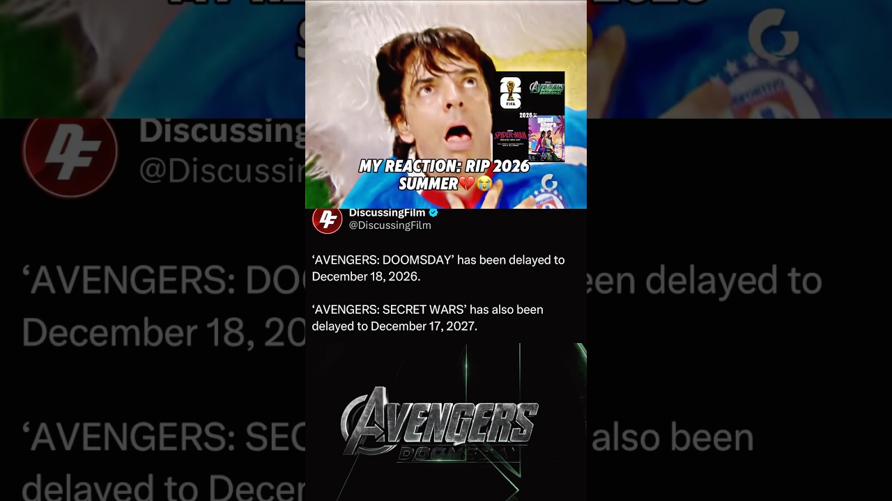 AVENGERS DOOMSDAY HAS BEEN DELAYED 😭💔 