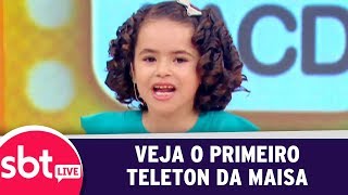 SBT Live com Teleton+ - Veja o primeiro Teleton de Maisa Silva | (09/10/17)
