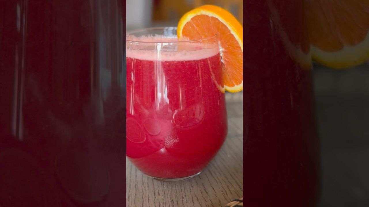 Watch Beet, Citrus & Turmeric Juice Recipe 💪 | Full-Body Cleanse! #shorts #homemadejuice #freshjuice #fyp on YouTube Watch Beet, Citrus & Turmeric Juice Recipe 💪 | Full-Body Cleanse! #shorts #homemadejuice #freshjuice #fyp on YouTube