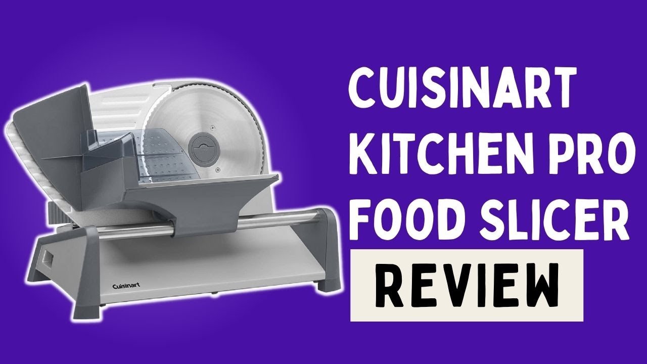 Cuisinart Kitchen Pro Food Slicer, 7.5 FS75 Review YouTube