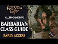 Baldur's Gate 3 Builds: Barbarian Class Build Guide