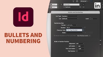 InDesign Tutorial - Automatic bullets and numbering
