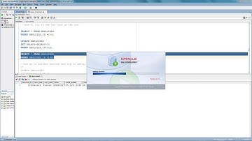 Oracle Database 12c SQL Certified Associate 1Z0-071 : ROW Lock