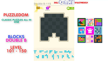 Puzzledom - Blocks Double B Level 101 - 150 - Walkthrough